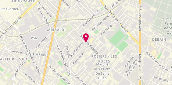Plan de BEDEL Didier, 56 Rue des Rosiers, 93400 Saint-Ouen-sur-Seine