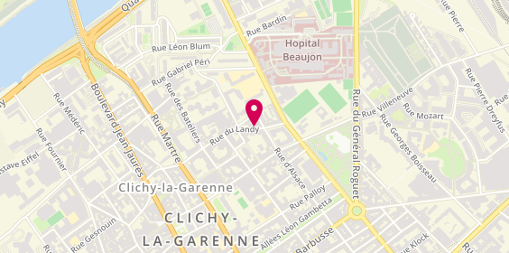 Plan de Arbant Geneviève, 43 Rue du Landy, 92110 Clichy