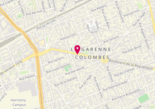 Plan de Vitalys, 2 Avenue Joffre, 92250 La Garenne-Colombes