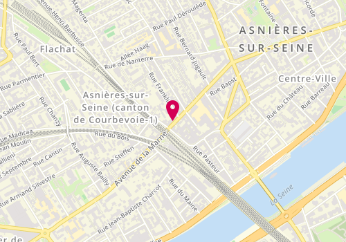 Plan de Un Look pour Tous, 45 avenue de la Marne, 92600 Asnières-sur-Seine