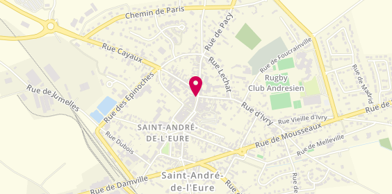 Plan de Ac'tif Coiffure, 57 Rue du Chanoine Boulogne, 27220 Saint-André-de-l'Eure