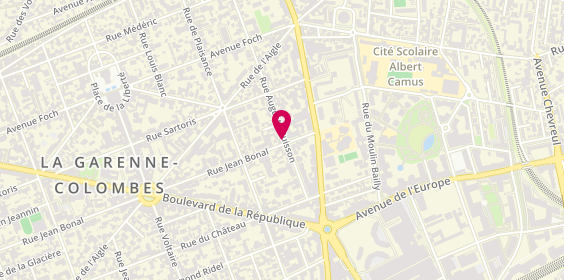 Plan de Jessy Look Coiffure, 10 Bis Rue Jean Bonal, 92250 La Garenne-Colombes