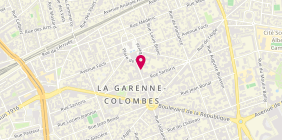 Plan de Christian Gilles, 7 Rue Voltaire, 92250 La Garenne-Colombes