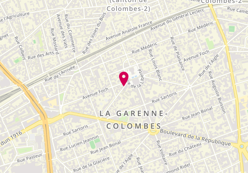 Plan de Le Salon, 3 Rue Gabriel Péri, 92250 La Garenne-Colombes