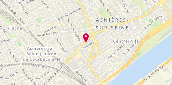Plan de Best Coiffure, 64 avenue de la Marne, 92600 Asnières-sur-Seine