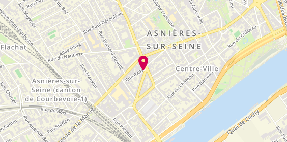 Plan de Calathéa, 63 grande Rue Charles de Gaulle, 92600 Asnières-sur-Seine