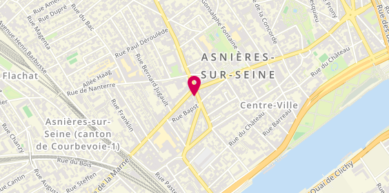 Plan de Hair Lina, 43 Rue Gallieni, 92600 Asnières-sur-Seine