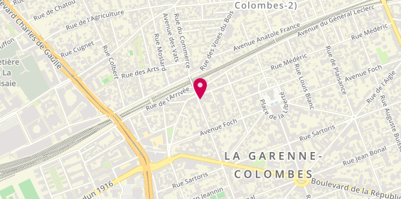 Plan de Code By C, 5 Bis avenue Joffre, 92250 La Garenne-Colombes
