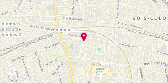 Plan de Sam et Delphine Coiffure, 10 avenue Joseph Froment, 92250 La Garenne-Colombes