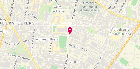 Plan de Barber Shop Tiger, 160 Rue Henri Barbusse, 93300 Aubervilliers