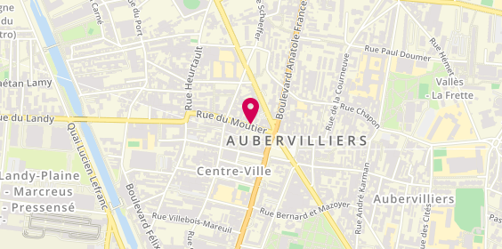 Plan de Salon de coiffure MÉTAMORPHOSE NEW STYL Aubervilliers, 50 Rue du Moutier, 93300 Aubervilliers
