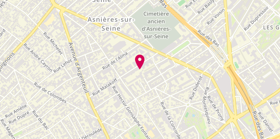 Plan de BETNI M'bark, 22 Boulevard Voltaire, 92600 Asnières-sur-Seine