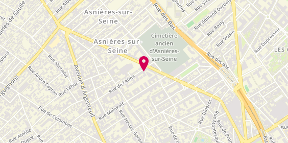 Plan de Nini Beauty, 48 Rue de l'Alma, 92600 Asnières-sur-Seine