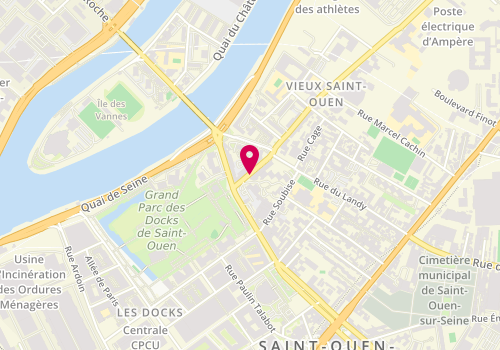 Plan de New coiffure, 12 Rue de Saint-Denis, 93400 Saint-Ouen-sur-Seine