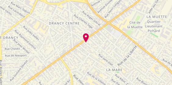 Plan de Rubikson Coiffure, 5 Rue Jane Joye, 93700 Drancy