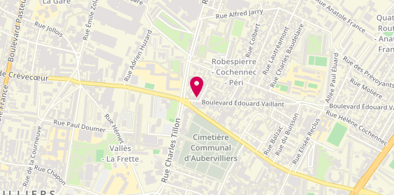 Plan de GONCALVES PEIXOTO MARIA, 11 Boulevard Edouard Vaillant, 93300 Aubervilliers