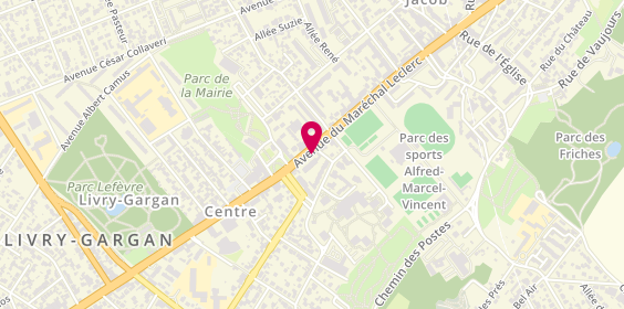 Plan de Sofia Coiffure, 57 Avenue du Marechal Leclerc, 93190 Livry-Gargan