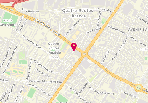 Plan de Lahoree Coiffure, 24 Rue du Lt Alexis le Calvez, 93120 La Courneuve