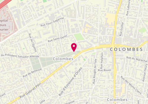 Plan de Coif'vit, 16 Rue François Mauriac, 92700 Colombes