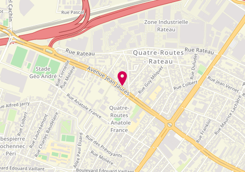 Plan de New Remy Coiffure, 91 avenue Jean Jaurès, 93120 La Courneuve