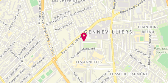 Plan de Un Look Pour Tous, 4 avenue de la Libération, 92230 Gennevilliers