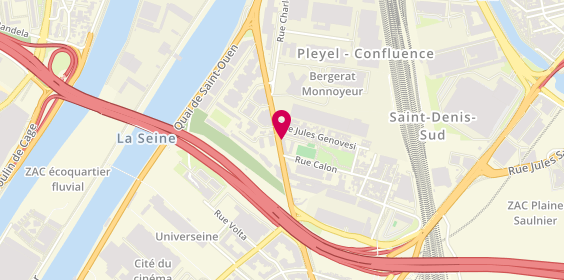 Plan de Saitham Coiffure, 57 Boulevard de la Libération, 93200 Saint-Denis