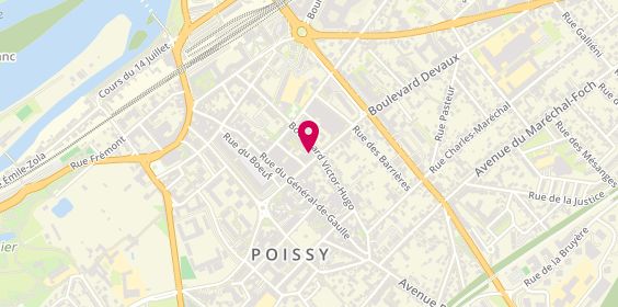 Plan de DESSANGE - Coiffeur Poissy, 5 Boulevard Devaux, 78300 Poissy