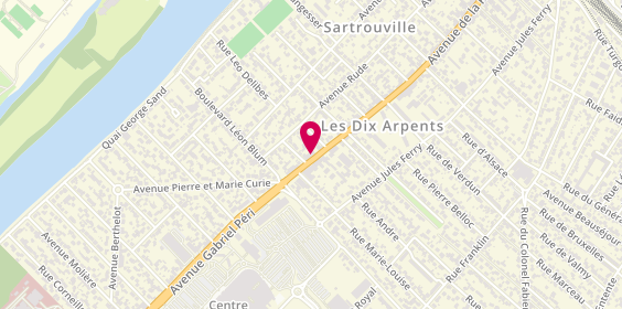 Plan de Am Coiff, 188 avenue de la République, 78500 Sartrouville