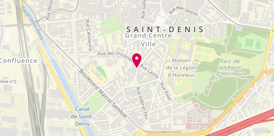 Plan de Samy Coiffure, 37 Rue Gabriel Peri, 93200 Saint-Denis