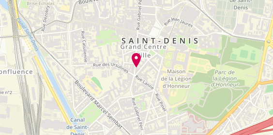 Plan de Miss Dallal, 58 Rue Gabriel Péri, 93200 Saint-Denis