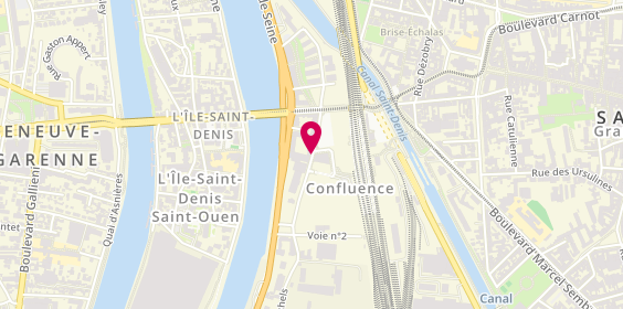 Plan de Beauty Coiffure, 16 Rue Charles Michels, 93200 Saint-Denis