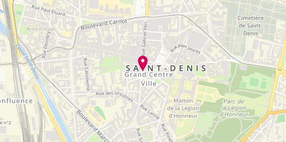 Plan de Salon de Coiffure 3 Etoiles, 72 Rue Gabriel Péri, 93200 Saint-Denis