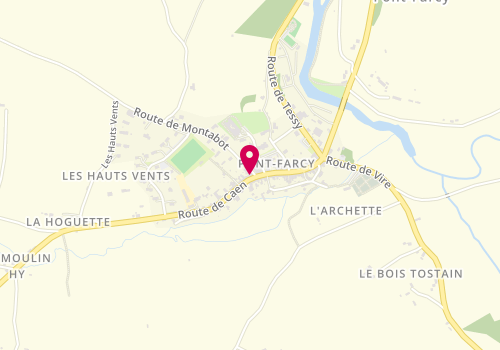 Plan de Marie-France coiffure, 45 Route de Caen, 50420 Tessy-Bocage