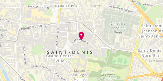 Plan de Roland Martinie, 20 Rue Jean Jaurès, 93200 Saint-Denis