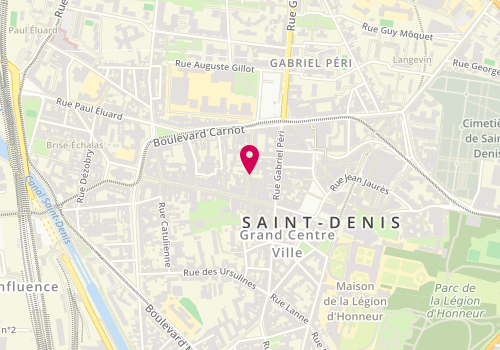 Plan de Eden Coiffure, 10 Rue Fontaine, 93200 Saint-Denis
