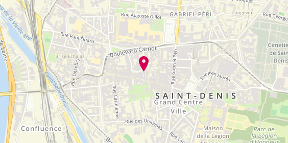 Plan de Schana & Carence Coiffure- le Grand, 5 Rue du Corbillon, 93200 Saint-Denis