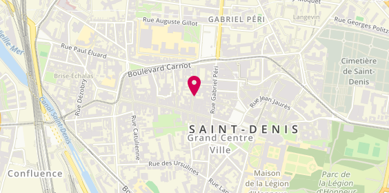 Plan de Eden Coiffure, 10 Rue Fontaine, 93200 Saint-Denis