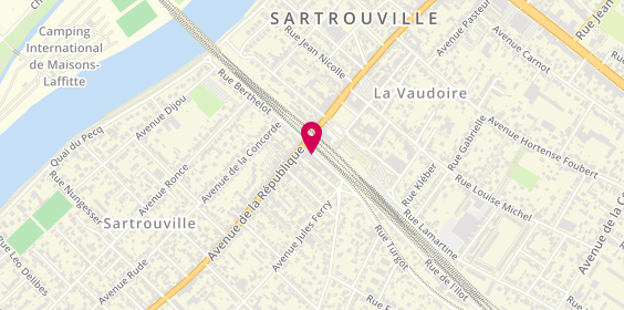 Plan de Cadoreje Coiffure, 2 Rue Turgot, 78500 Sartrouville