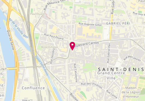 Plan de Univers Beauté, 15 Rue de la Charronnerie, 93200 Saint-Denis