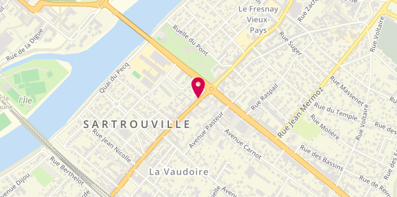Plan de Stella Coiffure, 8 Avenue Jean Jaures, 78500 Sartrouville