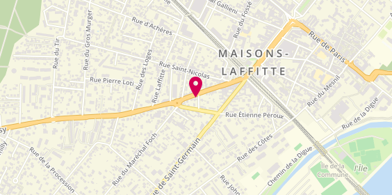 Plan de Alexandre Coiffure, 31 avenue du Général de Gaulle, 78600 Maisons-Laffitte
