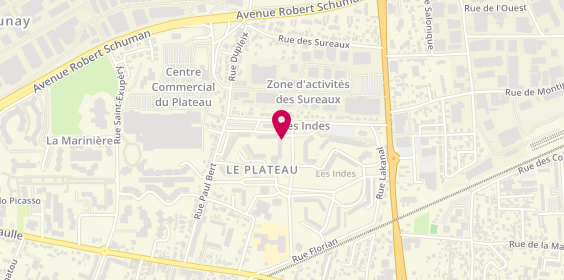 Plan de Stella Beauté Coiffure, 9 Rue Maurice Audin, 78500 Sartrouville