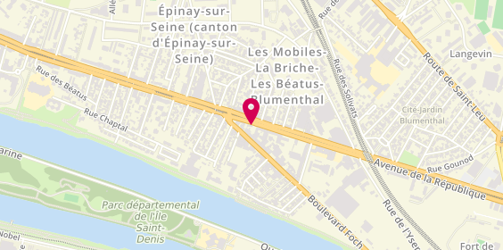 Plan de Emre, 122 avenue de la République, 93800 Épinay-sur-Seine