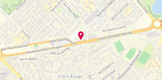Plan de FRANCOIS Laurence, Bâtiment A Appt 409
37 Boulevard Marc Chagall, 93600 Aulnay-sous-Bois