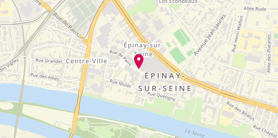 Plan de Cs Coiffure, 2 Rue de Paris, 93800 Épinay-sur-Seine
