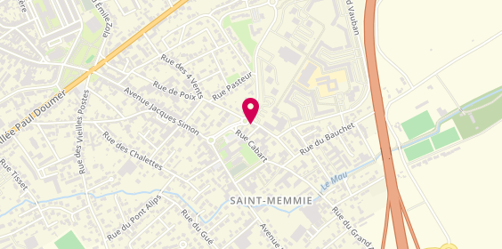 Plan de Fafa Coiffure, 32 Rue de Poix, 51470 Saint-Memmie
