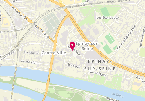Plan de Shop Epinay, 61 Rue de Paris, 93800 Épinay-sur-Seine