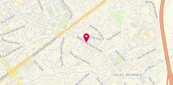 Plan de Perroud Familly, 28 Rue Jacques Simon, 51470 Saint-Memmie