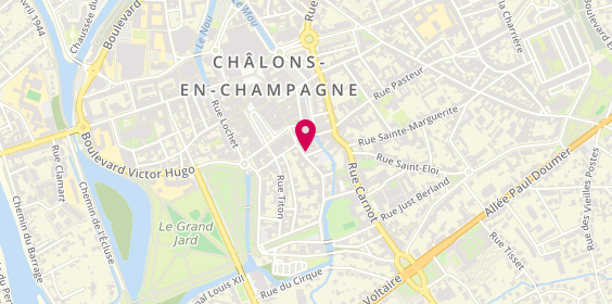 Plan de Studio j, 1 ruelle du Canal, 51000 Châlons-en-Champagne