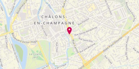 Plan de Esprits Crea' Tifs, 12 Rue Carnot, 51000 Châlons-en-Champagne